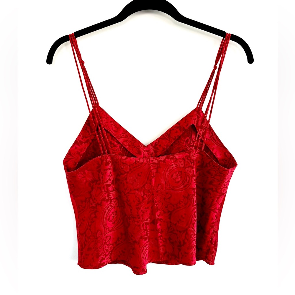 Victoria's Secret Gold Label Sexy Red Camisole Cami Tank Top | Vintage 90s Y2K - Picture 4 of 9